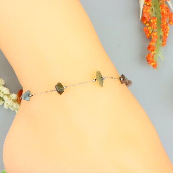 Handmade Anklet – A Stylish Choice for Women, Thoughtful Gift Idea, EVCH1022 - Picture 4 of 8
